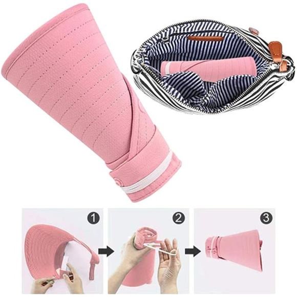 Sun Hats for Women Wide Brim UV Protection Visor UPF 50+ Fishing Hats Foldable main image 4